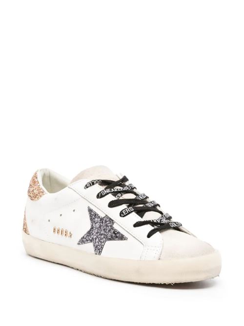 Sneaker in pelle di vitello bianca/multicolore Golden Goose | GWF00102F00535882532